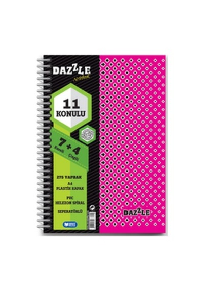 U-deep Dazzle Ayraçlı Defter 7+4 275 Yp. 18 Çeşitli Renk Ve Desen