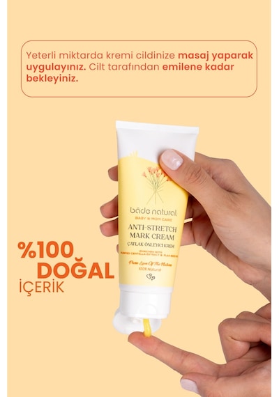 Bade Natural Çatlak Önleyici Vücut Kremi 100 ML