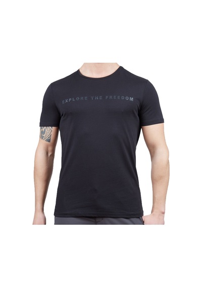 600604 Alpinist Vassi Erkek T-Shirt Siyah L Siyah