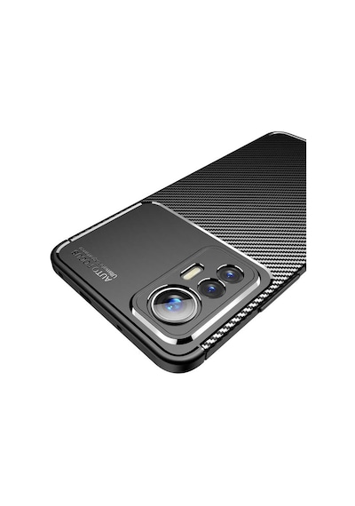 Goocamp Mi 12 Lite Kılıf Negro Silikon Kapak - Siyah Siyah