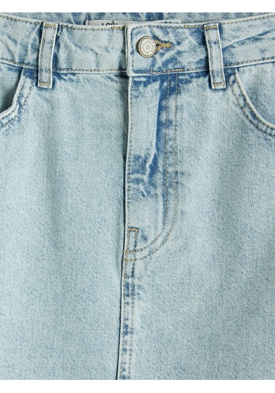 Lcw Vision İndigo Regular Fit Mini Jean Etek
