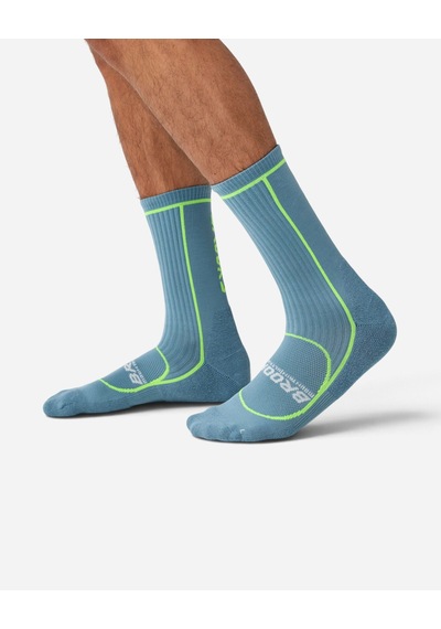 Brooks Cascadia Crew Mavi Çorap 280546404