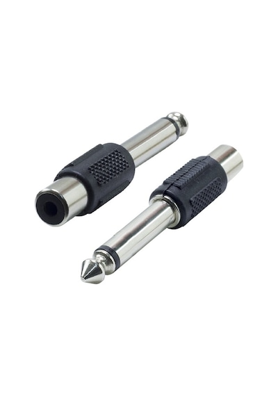 6.3 Mm Mono Erkek/1 Tos Dişi Çevirici Jack