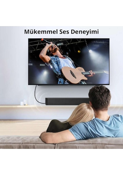 Ugreen Toslink Optik Ses Kablosu 1.5 Metre, Siyah, 70891