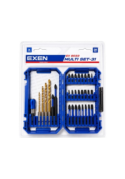 Exen Ex 8033 Multi Set 31 Parça Uç Ve Matkap Seti