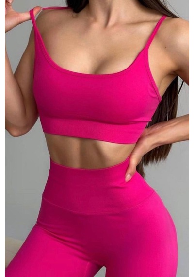 Poppita Şortlu Takım - Neon-pembe