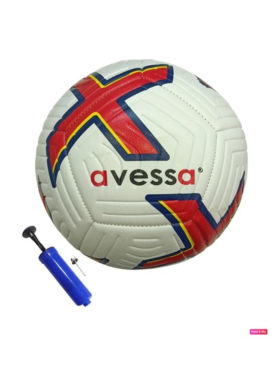 Avessa Bsf-022 4 Astar 400 Gr No:5 Futbol Maç Topu + El Pompası Beyaz