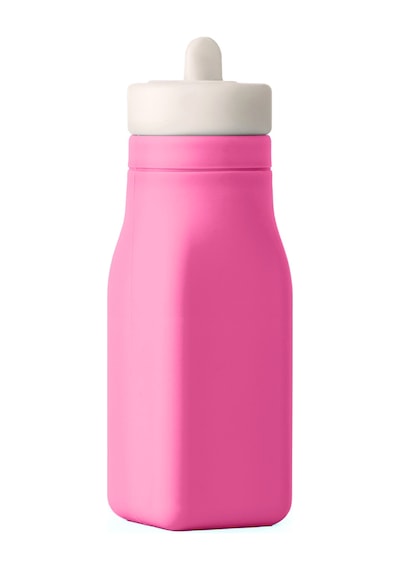 Omiebox - Omiebottle Bpasız Silikon Suluk Pembe Desenli