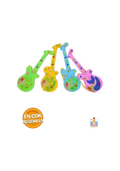 Türkçe Müzikli Işıklı Gitar Ve Direksiyon Seti - Çocuklar İçin Eğlenceli Oyuncaklar