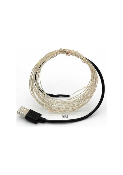 Rgb Karışık Renk 10 Metre Usbli Tel Peri Led Ip Dekoratif Süs Işık Yılbaşı Süsü