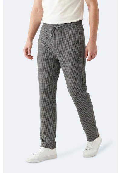 Slazenger Nıkıta 2 Li Set Erkek Siyah - Bej Eşofman Altı