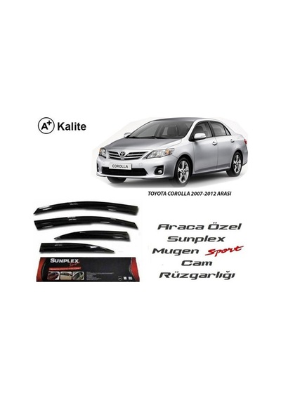Sunplex Toyota Corolla Cam Rüzgarlığı 2007 / 2012 Mugen Tip Sunplex Sps 02