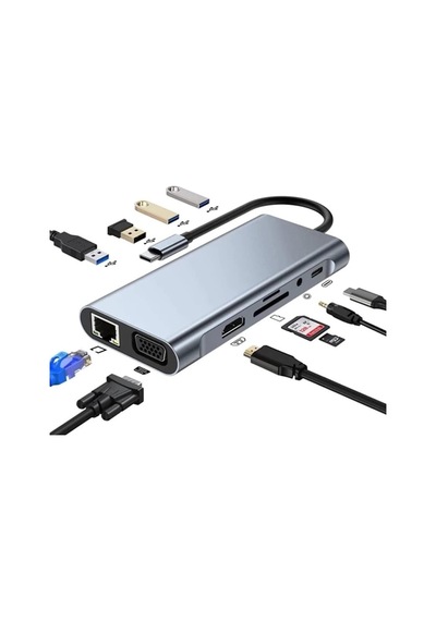 Zr44/a Type-c 11 İn 1 Gigabit Hdtv Çevirici 65777367