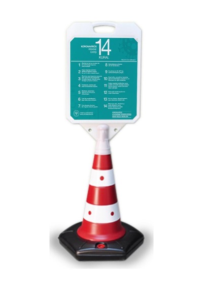 14 Kural Sosyal Mesafe Reklam ve Uyarı Dubası