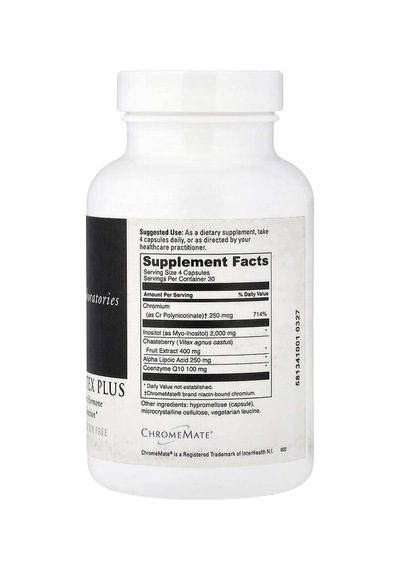 Davinci Laboratories, Inositol + Vitex Plus, 120 Capsules