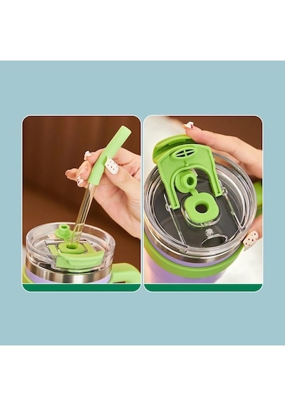 Dodge Trekking Çelik Termos Mug 750ml Siyah Siyah