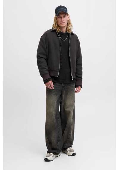 Jack & Jones Jcokidd Erkek Kazak Siyah