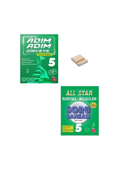 5. Sınıf Adım Adım Zirveye Ve All Star Sosyal Bilgiler Soru Bankası