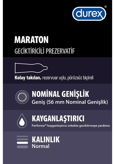Durex Maraton Prezervatif 20'li + Yakın Hisset Prezervatif 20'li