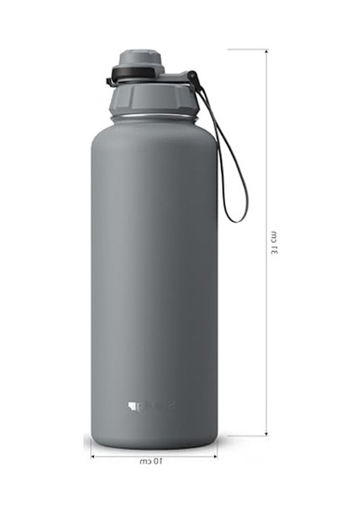 Sızdırmaz Çelik Termos, 1500 Ml Kapasite, Seyahat İçin İdeal Açık Beyaz