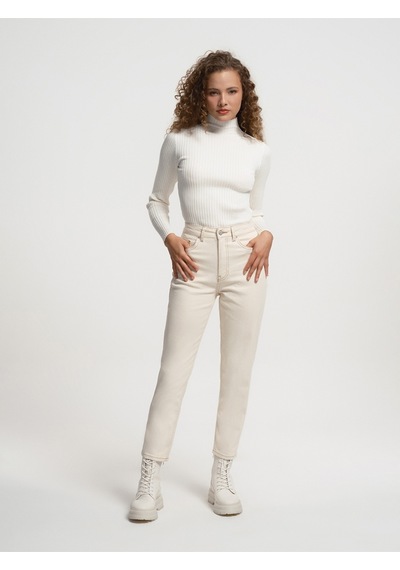 Mom Regular Fit Kadın Pantolon Denim