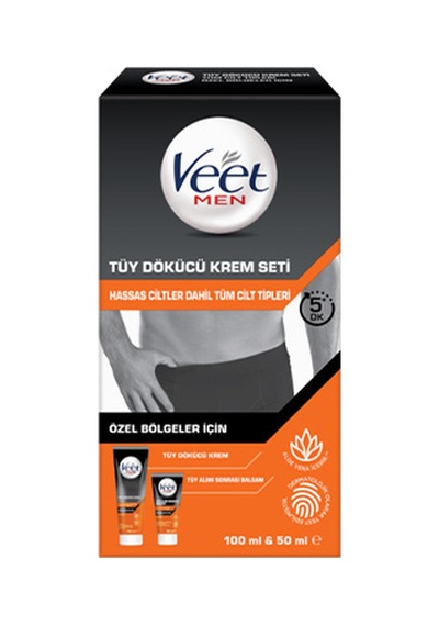 4 Adet Veet Men Özel Bölgeler İçin Tüy Dökücü Krem Seti
