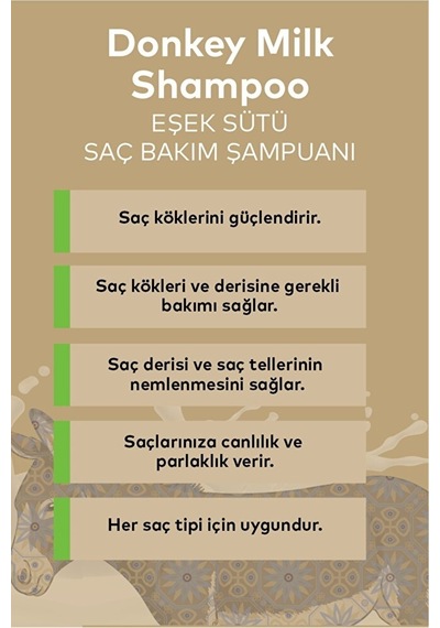 Maia Mc Eşek Sütü Saç Bakım Şampuanı 400 ML