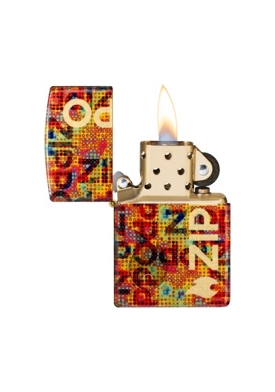 Zippo 48458 Zippo Design Çakmak Çok Renkli