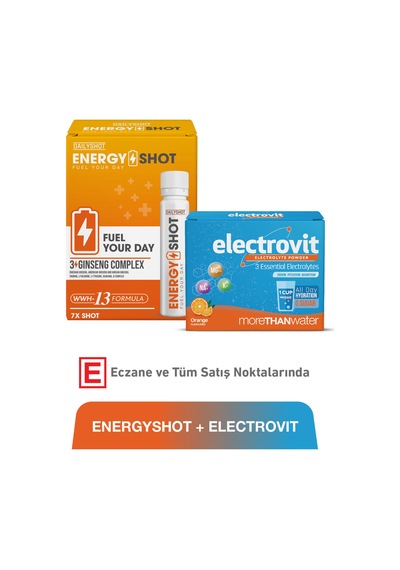 Energy 7 Shot & Electrovit Portakal