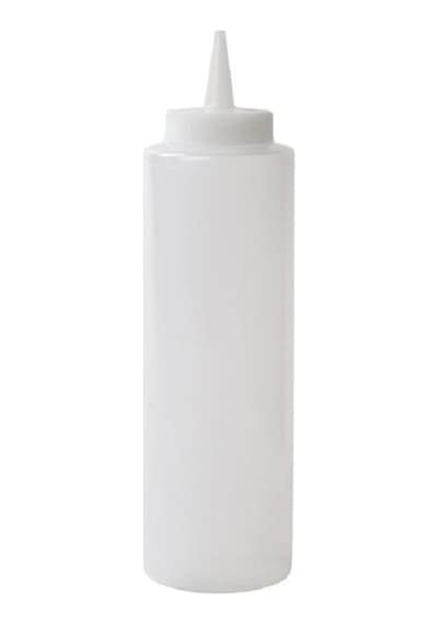 Sızdırmaz Kapaklı Plastik Ketçap Acı Sos Sıkma Şişesi 700 Ml Şeffaf Diğer
