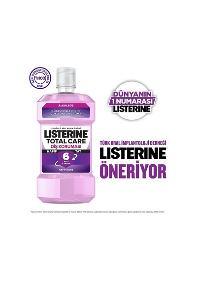 Listerine Ağız Bakım Suyu 500ml. Total Care