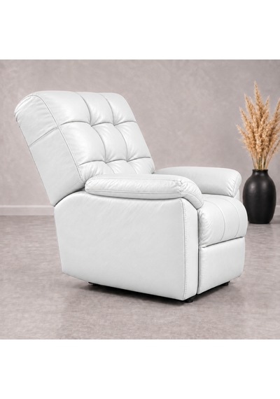 Ceviz Ahşap Yan Panelli Gerçek Deri Manuel Mekanizmalı Yatar Ayak Uzatmalı Ergonomik Tv Koltuğu Baba Koltuğu Beyaz Ceviz Ahşap Yan Panelli Gerçek Deri Manuel Mekanizmalı Yatar Ayak Uzatmalı Ergonomik Tv Koltuğu Baba Koltuğu Beyaz