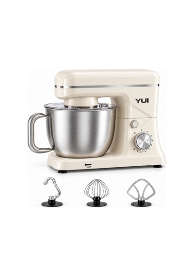 Yui M108 Easy Chef 1300 W 5 L Stand Mikser Hamur Yoğurma Makinesi Beyaz