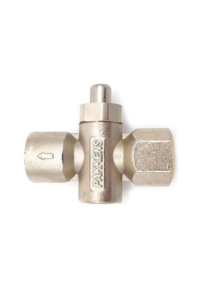 Pakkens Manometre Musluğu Basmalı Pn6 G1/2"-G1/2"