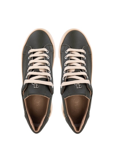Tamer Tanca Kadın Hakiki Deri Haki Sneakers & Spor Ayakkabı 1116 5022-09 Bn Ayk Sk25-26 Hakı Fltr Haki