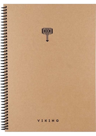 Keskin 17x24 La Plume Viking Spiralli Sert Kapak 100 Yaprak Çizgili Defter 417955