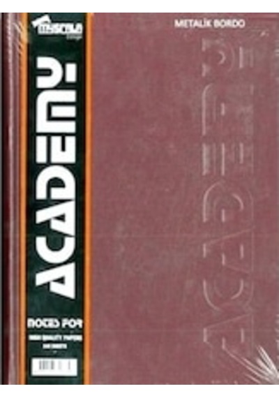 Defter 400 Yaprak Ciltli 20x28 Sert Kapak Çizgisiz Özkan Bordo