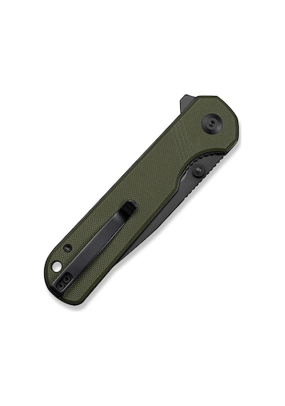 Sencut Aetheris Flipper & Thumb Stud Knife Od Green G10 Handle Kamp Çakı Yeşil
