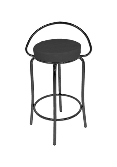 Bar Taburesi Arkalıklı Esb - Siyah Çok Renkli