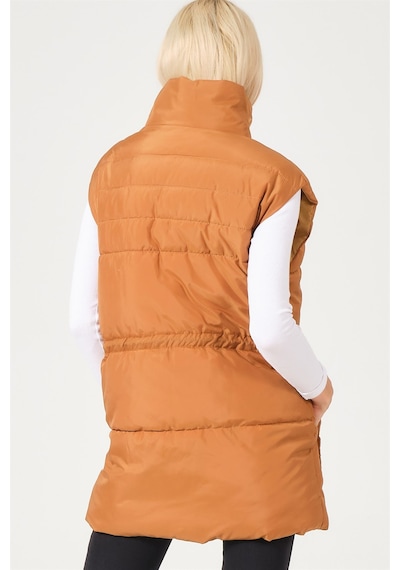 Dewberry Bayan Yelek Z6747 Taba