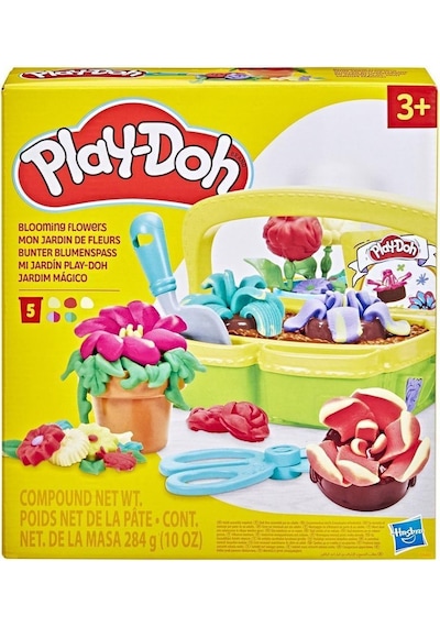 Play Doh Renkli Çiçekler Oyun Seti Çok Renkli