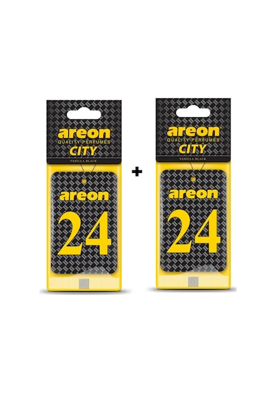 Areon City Vanilla Black 24 Oto Araç Kokusu 2li 1 Takım