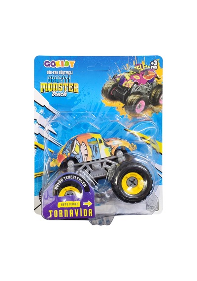 Monster Truck Sök Tak Grafitti Sürtmeli Master Araba Sarı Sarı