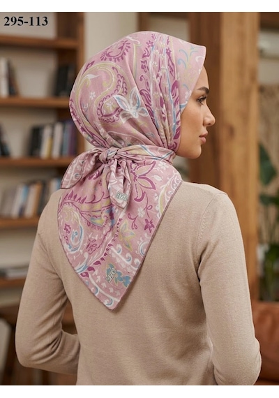 Zer Scarf Zer Scarfs Dijital Soft Pamuk Eşarp 295-113 Çok Renkli