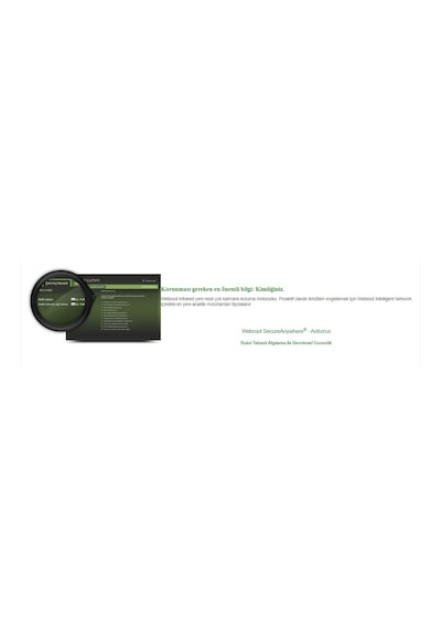 Webroot Secureanywhere Antivirüs Güvenlik Yazılımı
