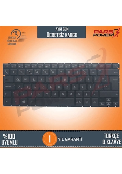 Asus Uyumlu ZenBook UX303LB, UX303UA Klavye Işıklı (Siyah TR) (Pars Power) Büyük Enter - Işıklı 753840 Asus Uyumlu ZenBook UX303LB, UX303UA Klavye Işıklı (Siyah TR) (Pars Power) Büyük Enter - Işıklı 753840