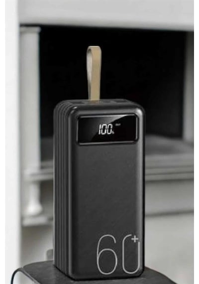 Powerbank 60.000 Mah 4 Portlu Uzun Şarj Süreli Dijital Göstergeli Çok Renkli 95279894