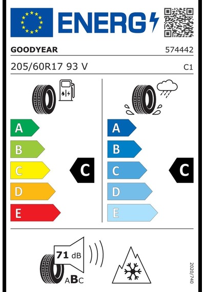 Goodyear 205/60 R17 93v Ultragrip Performance+ Oto Kış Lastiği  2026