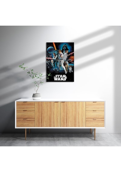 Cakasepetim Star Wars Afiş Ahşap Mdf Tablo