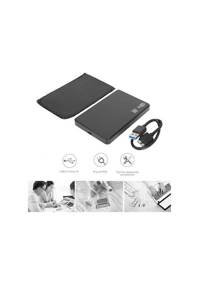 Maxgo 2.5 HDD Kutusu Usb 3.0 Harddisk Kutusu Sata SSD